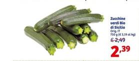 Offerta per Zucchine Verdi Bio Di Sicilia a 2,39€ in IN'S