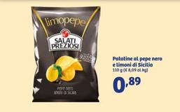 Offerta per Salati Preziosi - Patatine Al Pepe Nero E Limoni Di Sicilia a 0,89€ in IN'S