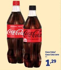 Offerta per Coca Cola/Coca Cola Zero a 1,29€ in IN'S