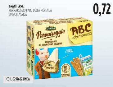 Offerta per Gran Terre - Parmareggio L'Abc Della Merenda Linea Classica a 0,72€ in Carico Cash & Carry