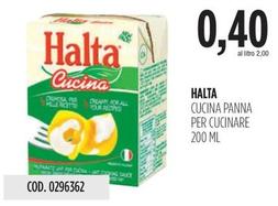 Offerta per Halta - Cucina Panna Per Cucinare a 0,4€ in Carico Cash & Carry