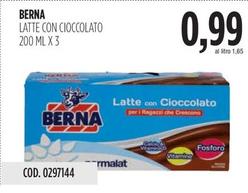 Offerta per Berna - Latte Con Cioccolato a 0,99€ in Carico Cash & Carry