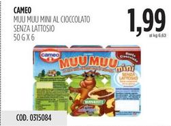 Offerta per Cameo - Muu Muu Mini Al Cioccolato Senza Lattosio a 1,99€ in Carico Cash & Carry