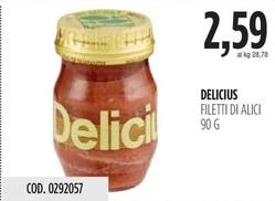 Offerta per Delicius - Filetti Di Alici a 2,59€ in Carico Cash & Carry