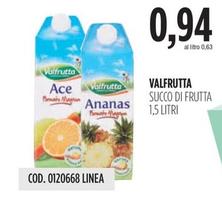 Offerta per Valfrutta - Succo Di Frutta a 0,94€ in Carico Cash & Carry