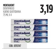 Offerta per Mentadent - Dentifricio Igiene Quotidiana a 3,19€ in Carico Cash & Carry