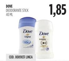 Offerta per Dove - Deodorante Stick a 1,85€ in Carico Cash & Carry