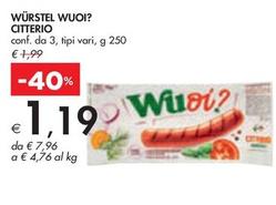 Offerta per Citterio - Würstel Wuoi? a 1,19€ in Bennet