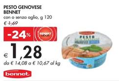 Offerta per Bennet - Pesto Genovese  a 1,28€ in Bennet