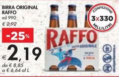 Offerta per Raffo - Birra Original a 2,19€ in Bennet
