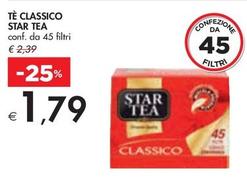 Offerta per Star Tea - Tè Classico a 1,79€ in Bennet