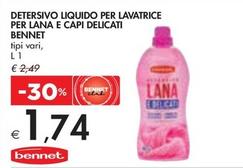 Offerta per Bennet - Detersivo Liquido Per Lavatrice Per Lana E Capi Delicati  a 1,74€ in Bennet