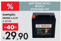 Offerta per Bosch - Batterie Moto M6006 6 A/H a 29,9€ in Bennet