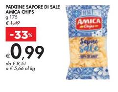 Offerta per Amica Chips - Patatine Sapore Di Sale a 0,99€ in Bennet