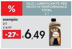 Offerta per Total - Olio Lubrificante Per Moto Hi Performance 2T a 6,49€ in Bennet