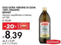 Offerta per Bennet - Olio Extra Vergine Di Oliva 100% Italiano  a 8,39€ in Bennet