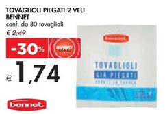 Offerta per Bennet - Tovaglioli Piegati 2 Veli  a 1,74€ in Bennet