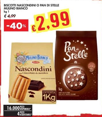 Offerta per Mulino Bianco - Biscotti Nascondini O Pan Di Stelle a 2,99€ in Bennet