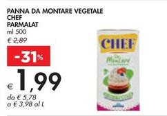 Offerta per Parmalat - Panna Da Montare Vegetale Chef a 1,99€ in Bennet