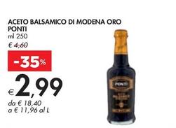 Offerta per Ponti - Aceto Balsamico Di Modena Oro a 2,99€ in Bennet