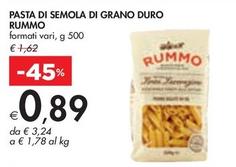 Offerta per Rummo - Pasta Di Semola Di Grano Duro a 0,89€ in Bennet