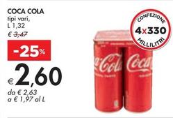 Offerta per Coca Cola a 2,6€ in Bennet
