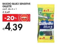 Offerta per Gillette - Rasoio Blue3 Sensitive a 4,39€ in Bennet