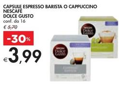 Offerta per Nescafé Dolce Gusto - Capsule Espresso Barista O Cappuccino a 3,99€ in Bennet
