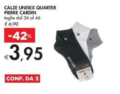 Offerta per Pierre Cardin - Calze Unisex Quarter a 3,95€ in Bennet