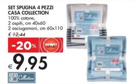 Offerta per Casa Collection - Set Spugna 4 Pezzi a 9,95€ in Bennet