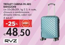 Offerta per Ravizzoni - Trolley Cabina In Abs  a 48,5€ in Bennet