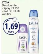 Offerta per Lycia - Deodorante Spray a 1,69€ in Acqua & Sapone