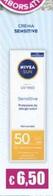 Offerta per Nivea - Sun Sensitive Skin SPF50 a 6,5€ in Acqua & Sapone