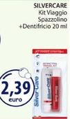 Offerta per Silvercare - Kit Viaggio Spazzolino + Dentifricio a 2,39€ in Acqua & Sapone