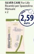 Offerta per Silver Care - For Life Ricambi Per Spazzolino Manuale a 2,59€ in Acqua & Sapone