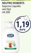 Offerta per Neutro Roberts - Sapone Liquido a 1,19€ in Acqua & Sapone