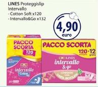 Offerta per Lines - Proteggislip Intervallo Cotton Soft a 4,9€ in Acqua & Sapone