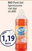 Offerta per Rio - Piatti Gel Igienizzante a 1,19€ in Acqua & Sapone
