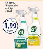 Offerta per Cif - Spray Greenactive a 1,99€ in Acqua & Sapone