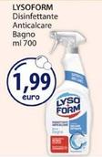 Offerta per Lysoform - Disinfettante Anticalcare Bagno a 1,99€ in Acqua & Sapone