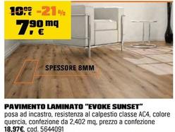 Offerta per Pavimento Laminato “Evoke Sunset” a 7,9€ in OBI