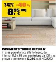 Offerta per Pavimento “Giglio Betulla” a 8,95€ in OBI