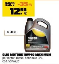 Offerta per Olio Motore 10W40 Maximum a 12,95€ in OBI