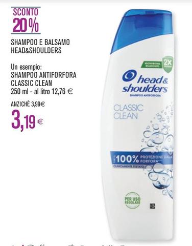 Offerta per Head & Shoulders - Shampoo E Balsamo a 3,19€ in Coop