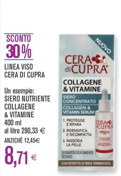 Offerta per Cera Di Cupra - Siero Nutriente Collagene & Vitamine a 8,71€ in Coop
