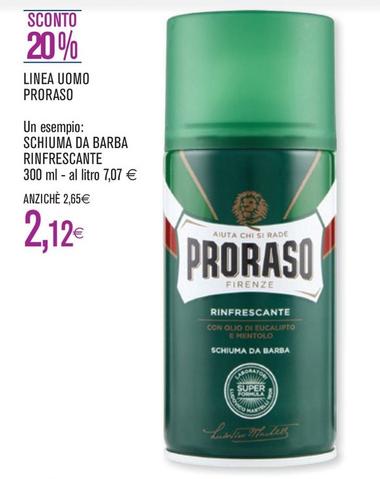 Offerta per Proraso - Schiuma Da Barba Rinfrescante a 2,12€ in Coop