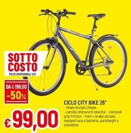 Offerta per Ciclo City Bike 26" a 99€ in Famila