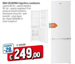 Offerta per Ngm - CB340WM Frigorifero Combinato a 249€ in Famila