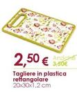 Offerta per Pagnossin - Tagliere In Plastica Rettangolare a 2,5€ in Famila