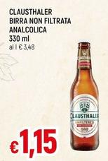 Offerta per Clausthaler - Birra Non Filtrata Analcolica a 1,15€ in Famila